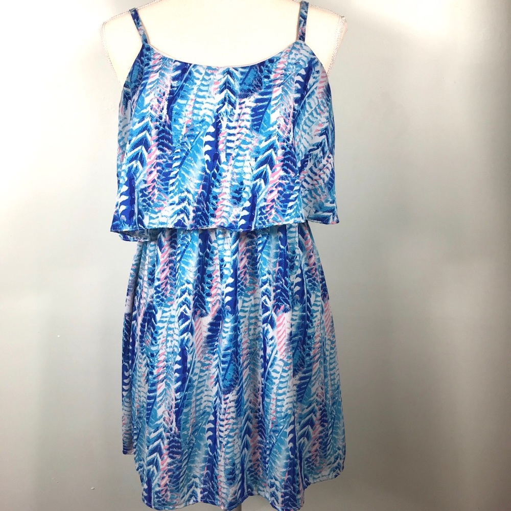 Rue 21 Blue multi-colored dress
